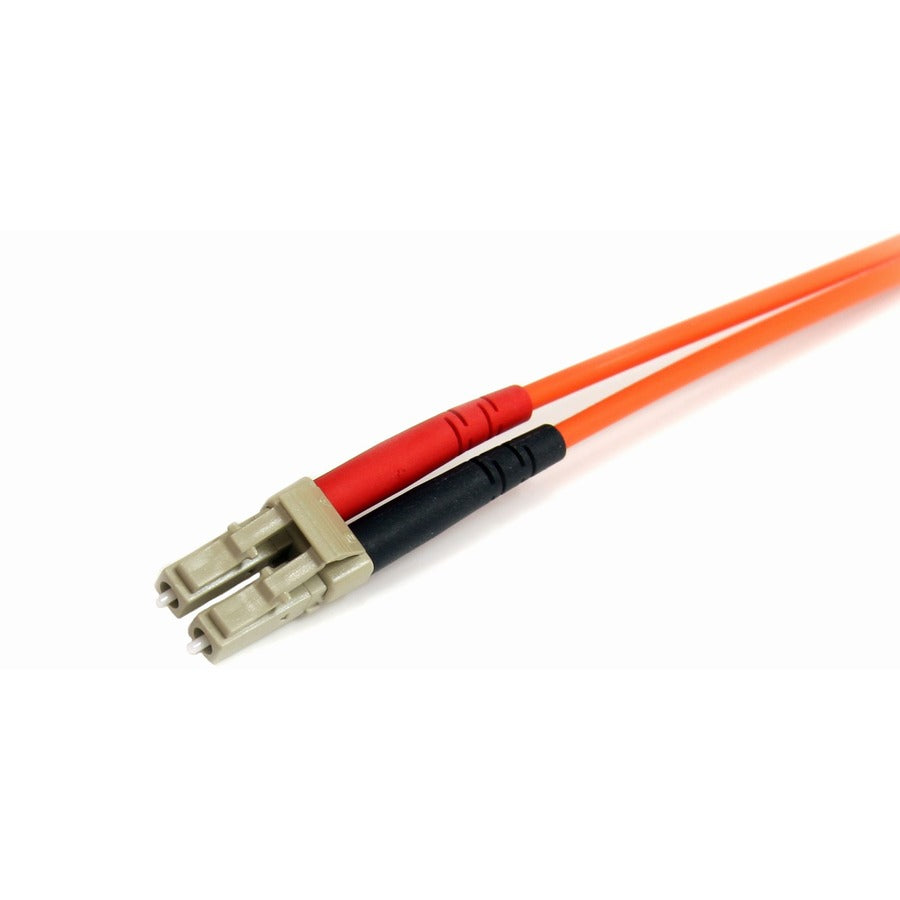 Alternate-Image2 Image for StarTech.com 1m Fiber Optic Cable - Multimode Duplex 62.5/125 LSZH Fiber Jumper Cord - LC/ST