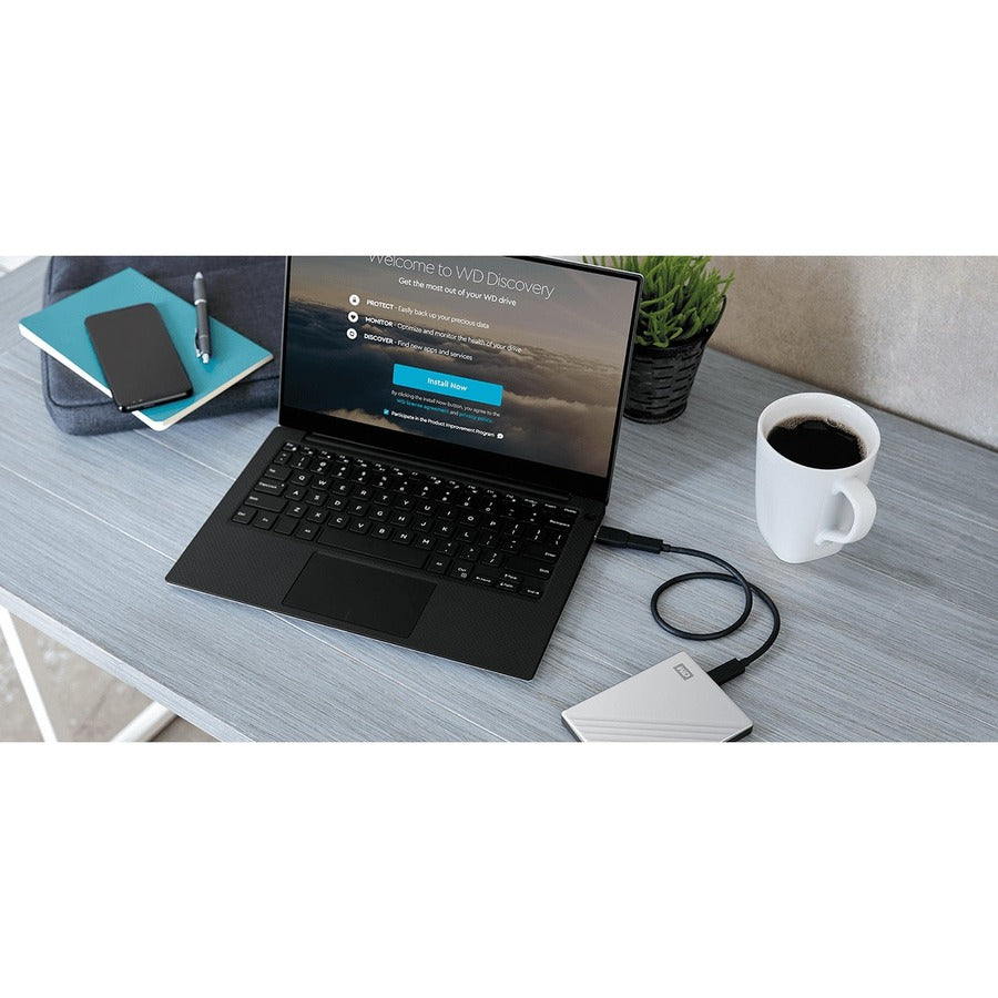 Alternate-Image9 Image for WD My Passport Ultra WDBPMV0050BSL 5 TB Portable Hard Drive - External - Silver