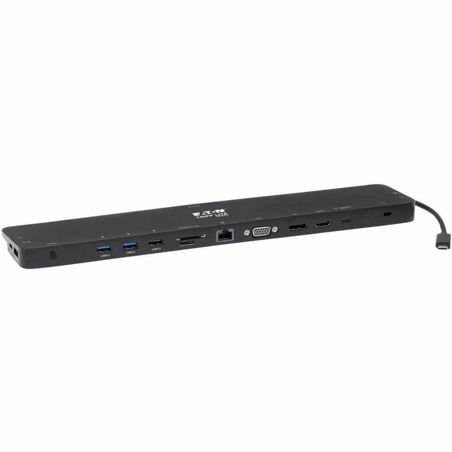 Alternate-Image9 Image for Eaton Tripp Lite Series USB-C Dock, Triple Display - 4K HDMI & DP, VGA, USB 3.x (5Gbps) and USB 2.0 Hub Ports, GbE, 100W PD Charging