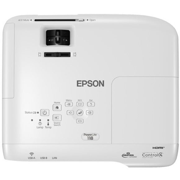 Top Image for Epson PowerLite 118 LCD Projector - 4:3 - Ceiling Mountable
