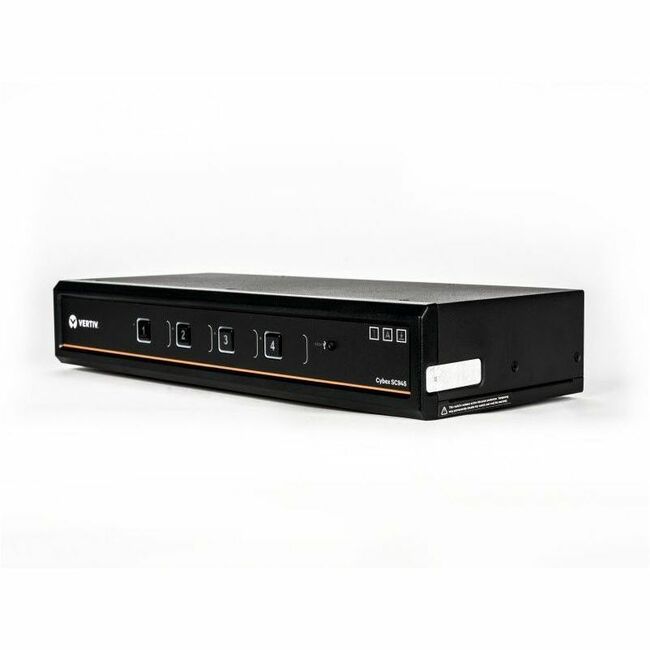 Main Image for Vertiv Avocent Cybex SC900 Secure Desktop KVM Switch, Dual Head Monitor, 4 Port, Common Access Card, NIAP Version 4.0, TAA Compliant (SC945DPHC-400)