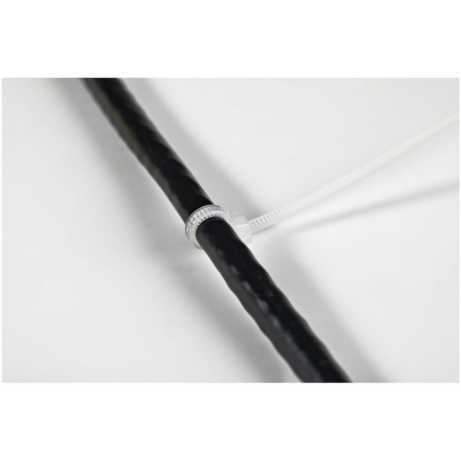 Alternate-Image4 Image for StarTech.com 4"(10cm) Cable Ties, 7/8"(22mm) Dia, 18lb(8kg) Tensile Strength, Nylon Self Locking Zip Ties, UL Listed, 100 Pack, White