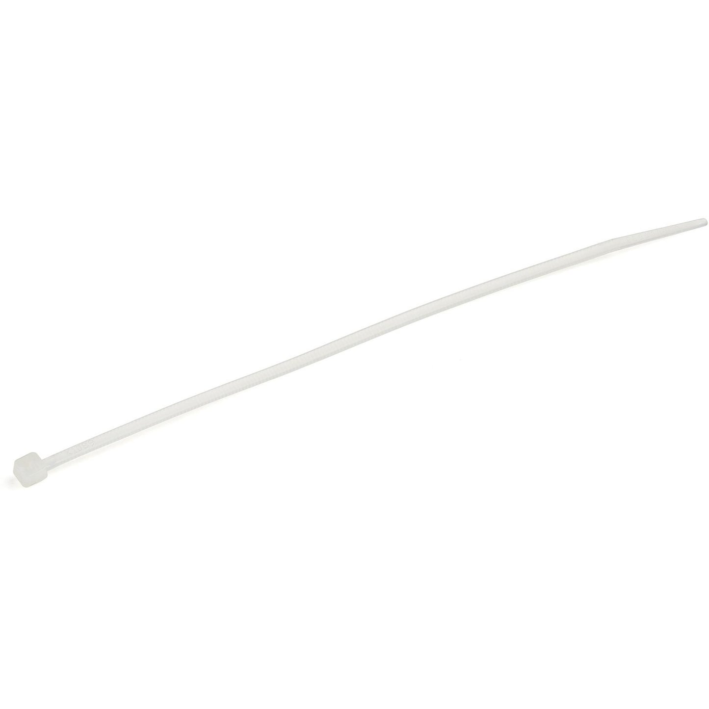 Main Image for StarTech.com 6"(15cm) Cable Ties, 1-3/8"(39mm) Dia, 40lb(18kg) Tensile Strength, Nylon Self Locking Zip Ties, UL Listed, 100 Pack, White