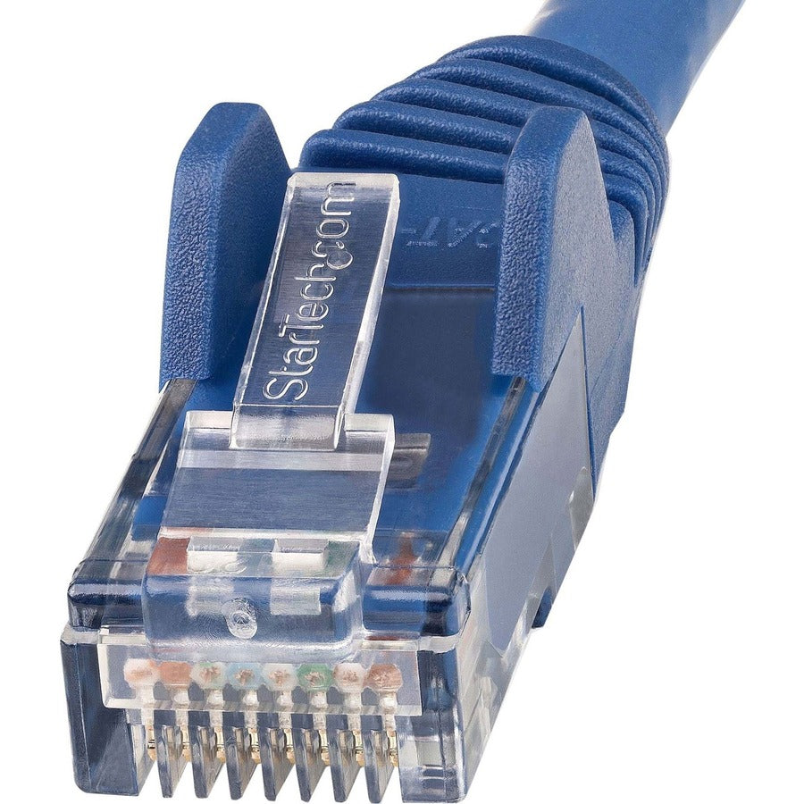 Alternate-Image2 Image for StarTech.com 3m(10ft) CAT6 Ethernet Cable, LSZH (Low Smoke Zero Halogen) 10 GbE Snagless 100W PoE UTP RJ45 Blue Network Patch Cord, ETL