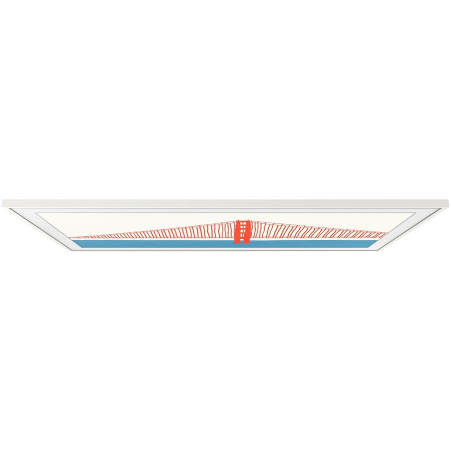 Top Image for Samsung (2021) 50" The Frame Customizable Bezel - Modern White