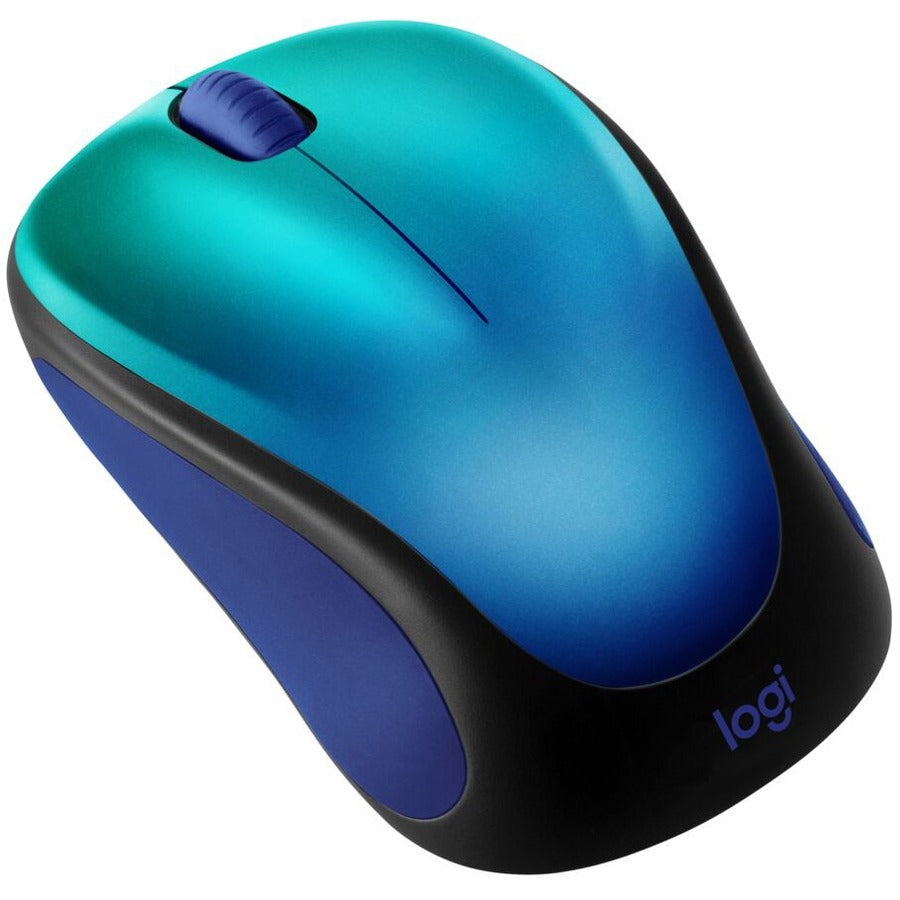 Main Image for Logitech Design Collection Limited Edition Wireless Mouse with Colorful Designs - USB Unifying Receiver, 12 months AA Battery Life, Portable & Lightweight, Easy Plug & Play with Universal Compatibility - BLUE AURORA