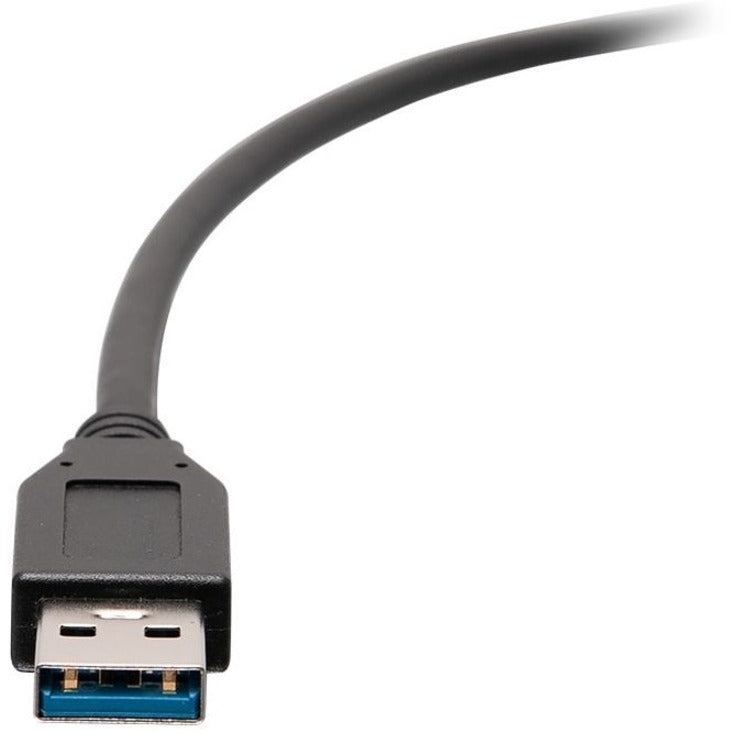 Alternate-Image2 Image for C2G 0.5ft USB C to USB A Cable - USB C to A Cable - USB 3.2 Gen 1 - 3A, 5Gbps - Black - M/M