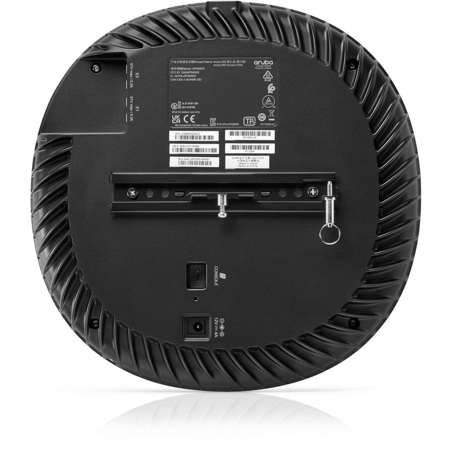 Rear Image for HPE AP-655 Tri Band 802.11ax 7.80 Gbit/s Wireless Access Point