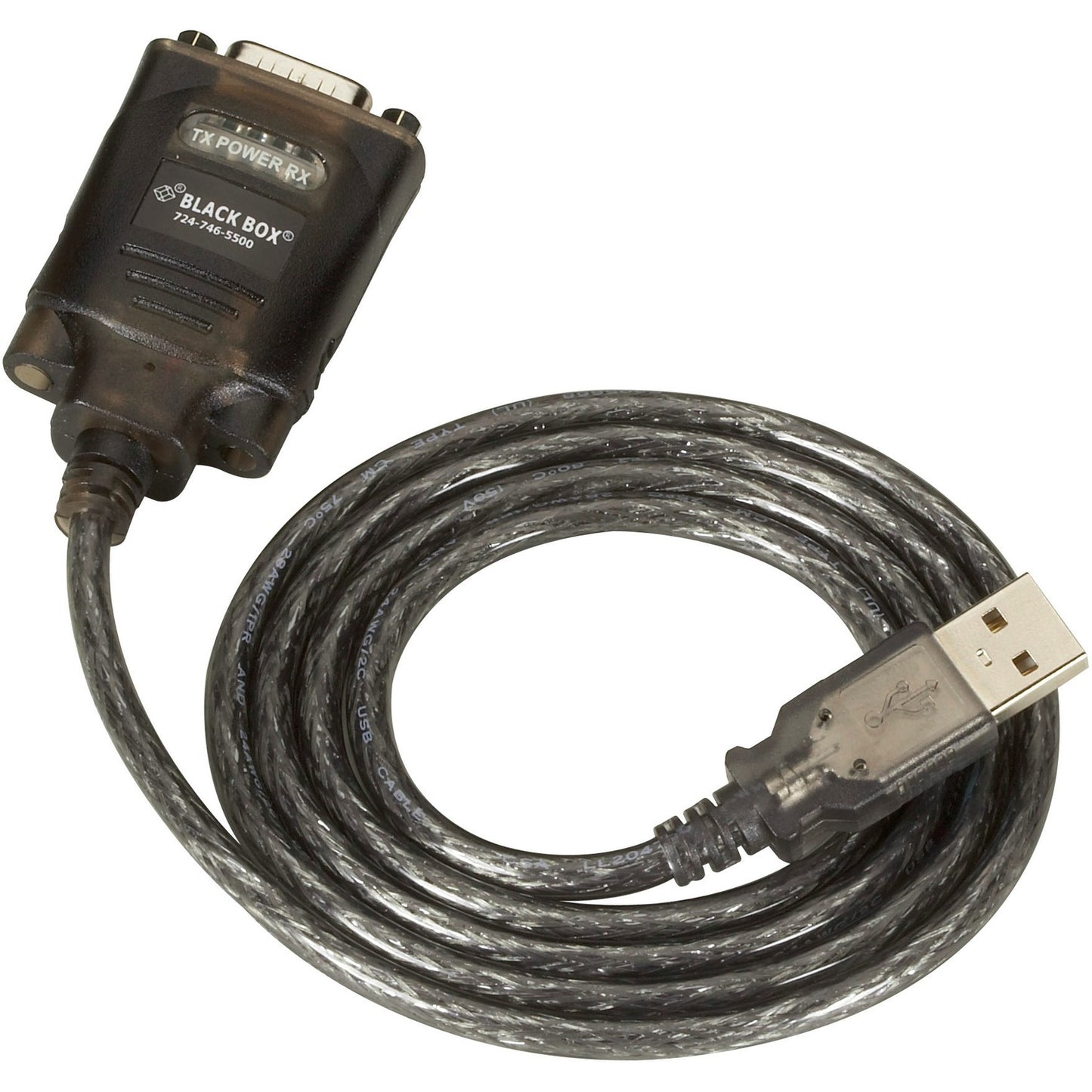 Main Image for Black Box USB to RS-232 Converter - DB9, 1-Port