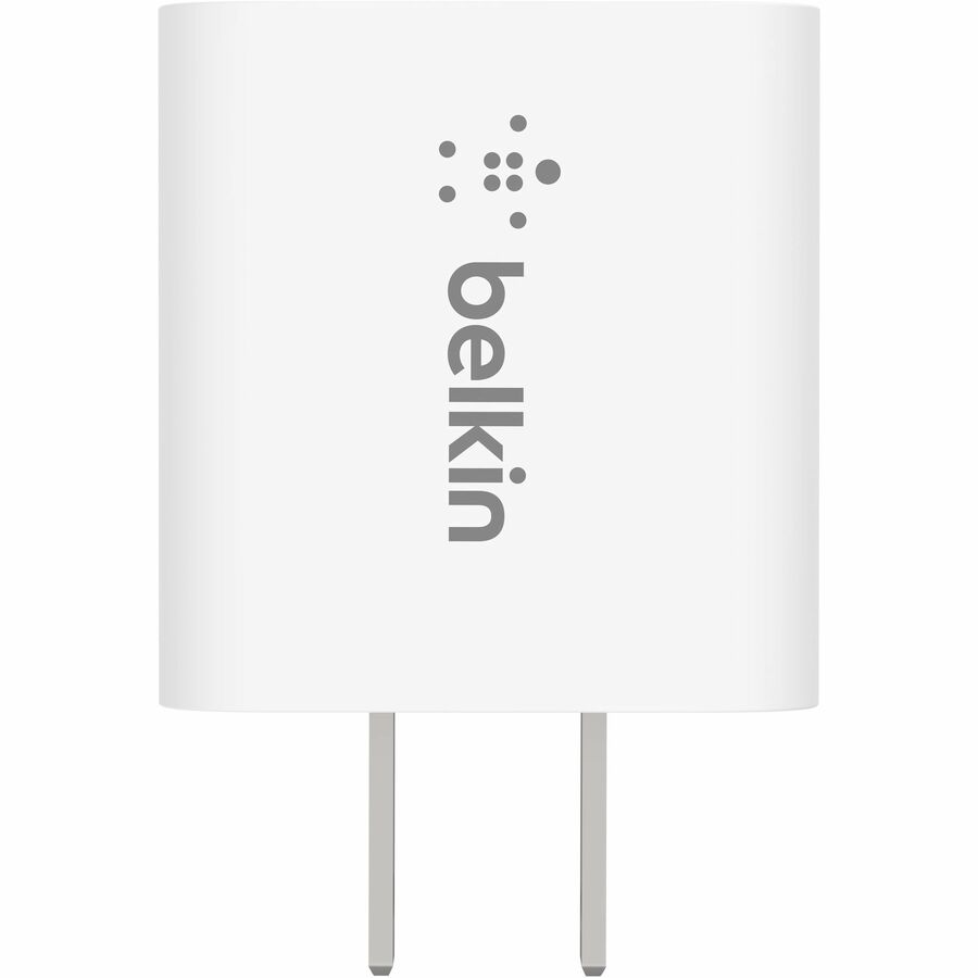 Alternate-Image6 Image for Belkin 20W Portable USB-C Wall Charger - 1xUSB-C (20W) - Fast Charge - Power Adapter - White