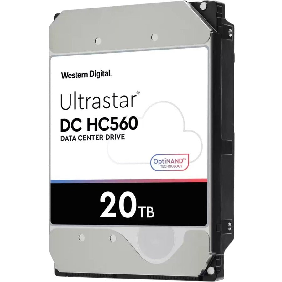 Alternate-Image2 Image for WD Ultrastar DC HC560 WUH722020BL5204 20 TB Hard Drive - 3.5" Internal - SAS (12Gb/s SAS)