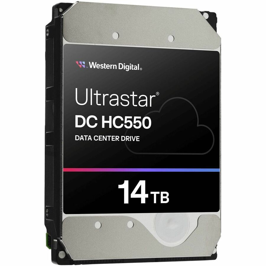 Right Image for Western Digital Ultrastar DC HC550 WUH721814AL5204 14 TB Hard Drive - 3.5" Internal - SAS (12Gb/s SAS) - Conventional Magnetic Recording (CMR) Method