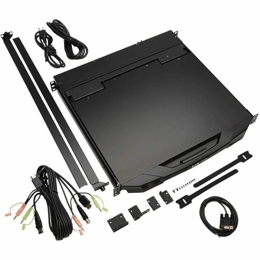 Alternate-Image9 Image for Eaton Tripp Lite Series 1U Rack-Mount Short-Depth HDMI KVM Console with 18.5 in. LCD, TAA