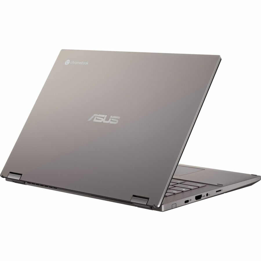 Rear Image for Asus Chromebook Vibe CX34 Flip CX3401 CX3401FBA-GE388T-S 14" Touchscreen Convertible 2 in 1 Chromebook - WUXGA - 144 Hz - Intel Core i3 12th Gen i3-1215U - 8 GB - 128 GB SSD - Pearl White
