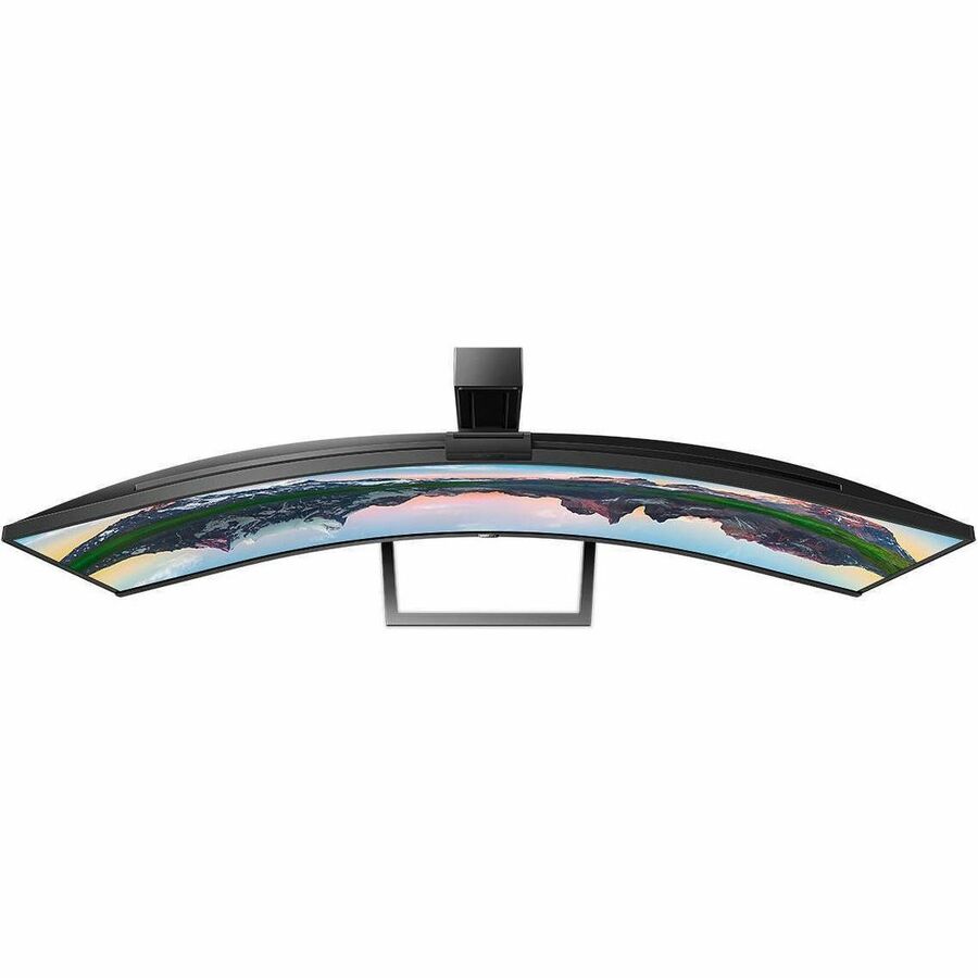 Top Image for PHILIPS 499P9H - 49 inch Monitor, Curved, LED, DQHD, USB-C (90W), RJ45, USB-Hub, 4 Year Manufacturer Warranty - 49"