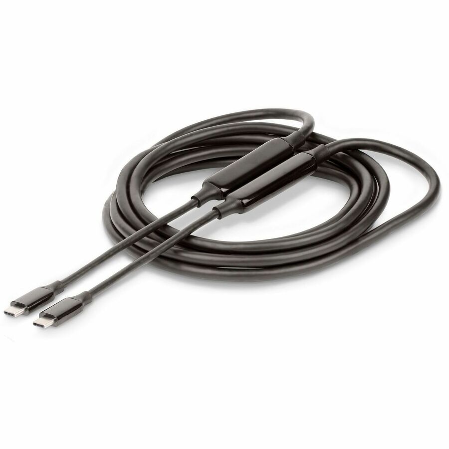 Alternate-Image8 Image for StarTech.com 3m (10ft) Active USB-C Cable, USB 3.2 Gen 2 10Gbps, Long USB Type-C Data Transfer Cable, 60W PD, 8K 60Hz, DP 1.4 Alt Mode
