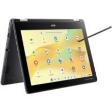 Alternate-Image1 Image for Acer Chromebook Spin 512 R856TN R856TN-C0Y7 12" Touchscreen Convertible 2 in 1 Chromebook - HD+ - 60 Hz - Intel N-Series N100 - 8 GB - 64 GB Flash Memory - English (US) Keyboard - Black