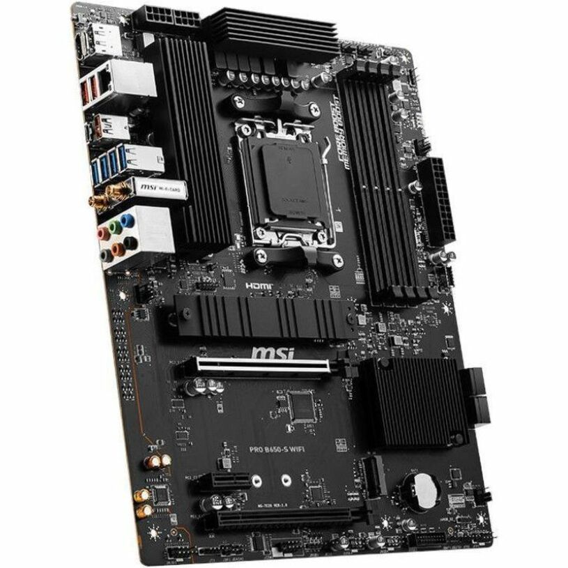 Alternate-Image3 Image for MSI PRO B650-S WIFI Desktop Motherboard - AMD B650 Chipset - Socket AM5 - ATX