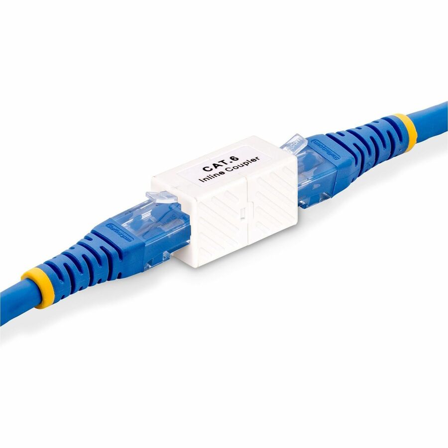 Alternate-Image4 Image for StarTech.com RJ45 Coupler, Inline Cat6 Coupler, Female to Female (F/F) T568 Connector, Unshielded Ethernet Cable Extension