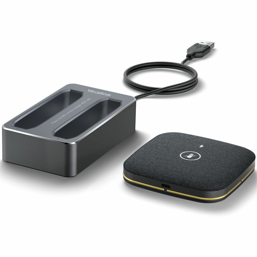 Alternate-Image6 Image for Yealink CPW65 Wireless Full Duplex Microphone for Conference Room - Black