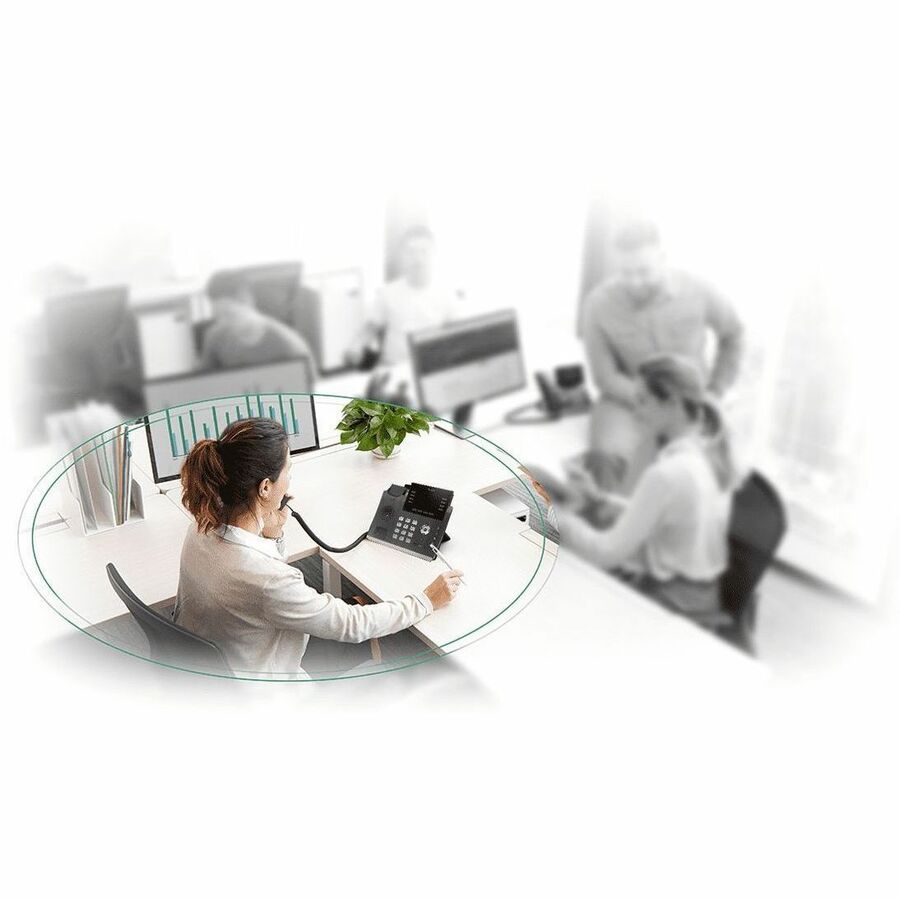 Alternate-Image3 Image for Yealink SIP-T44U IP Phone - Corded - Corded - Wall Mountable - Classic Gray