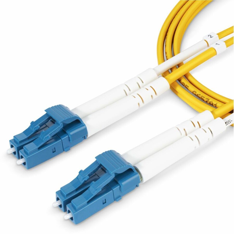 Alternate-Image4 Image for StarTech.com 10m (32.8ft) LC to LC (UPC) OS2 Single Mode Duplex Fiber Optic Cable, 9/125, 100G, Low Insertion Loss, LSZH Fiber Jumper Cord