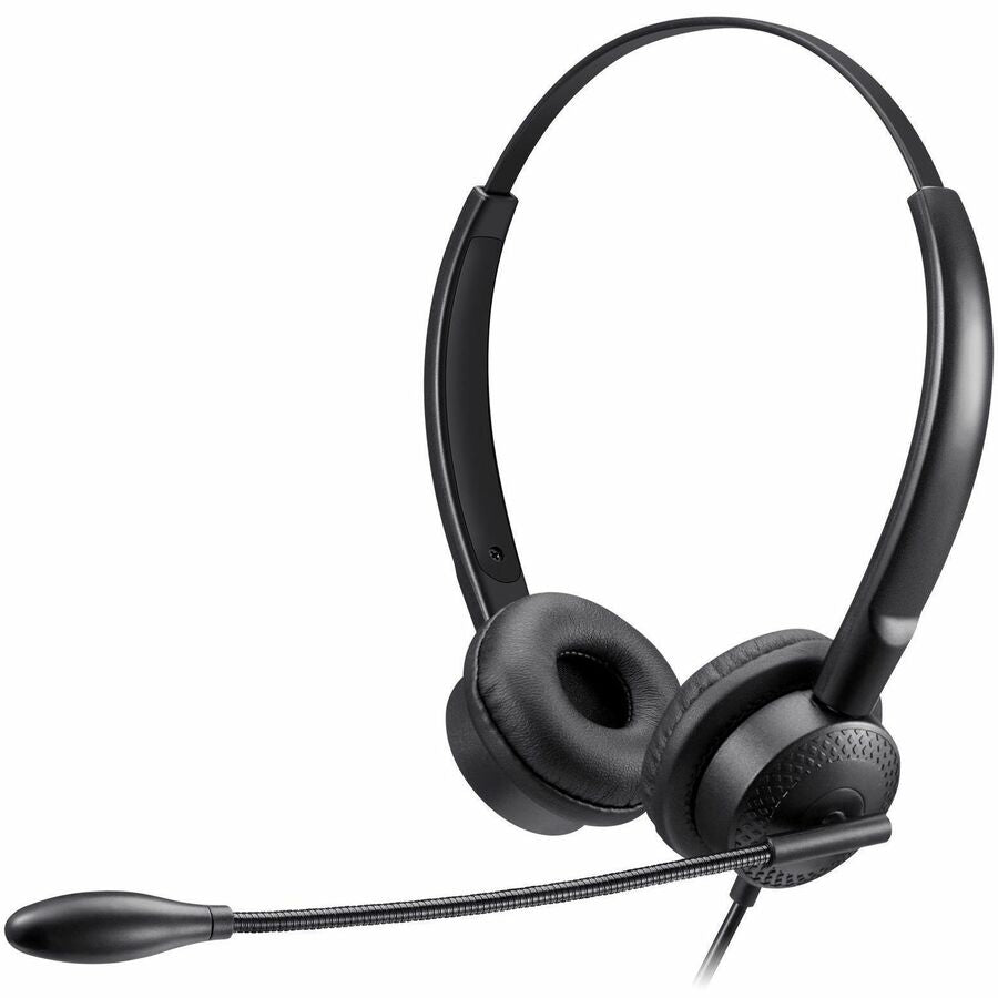 Left Image for Adesso Headset with Push to talk, Volume +/-, Answer/End Call Controls