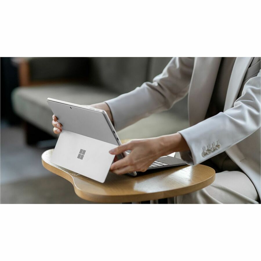 Life-Style Image for Microsoft Keyboard/Cover Case Microsoft Surface Pro 10, Surface Pro 8, Surface Pro 9, Surface Pro X Tablet - Platinum