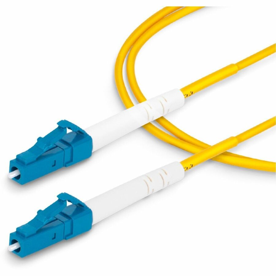Alternate-Image4 Image for StarTech.com 2m (6.6ft) LC to LC (UPC) OS2 Single Mode Simplex Fiber Optic Cable, 9/125, 40G/100G, Low Insertion Loss, LSZH Jumper Cord
