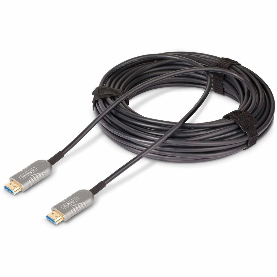 Alternate-Image7 Image for StarTech.com 30ft (9.1m) HDMI 2.1 Hybrid Active Optical Cable (AOC), CMP, Plenum Rated, 8K Ultra High Speed HDMI 2.1/2.0 Cable, 48Gbps