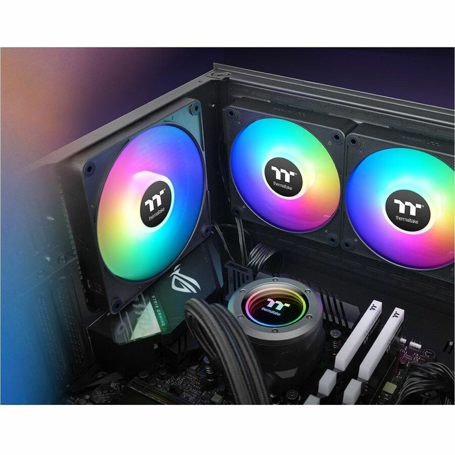 Alternate-Image7 Image for Thermaltake CT120 EX ARGB Sync PC Cooling Fan (3-Fan Pack) - 3 Pack