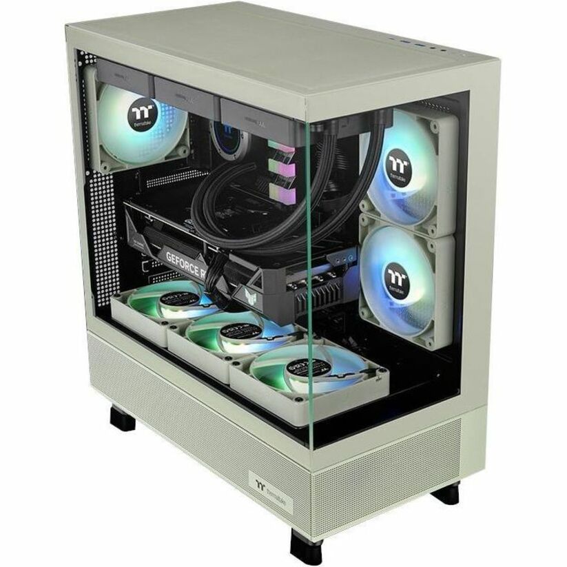 Top Image for Thermaltake View 270 Plus TG ARGB Matcha Green Mid Tower Chassis