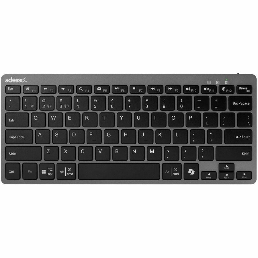 Top Image for Adesso EasyTouch 7000 Multi OS Bluetooth Scissor Switch Keyboard with CoPilot AI Hotkey