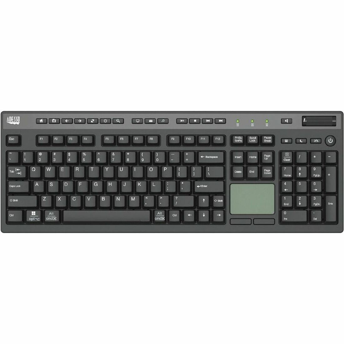 Main Image for Adesso Multi-Channel Touchpad Keyboard for Windows/Mac/Android OS