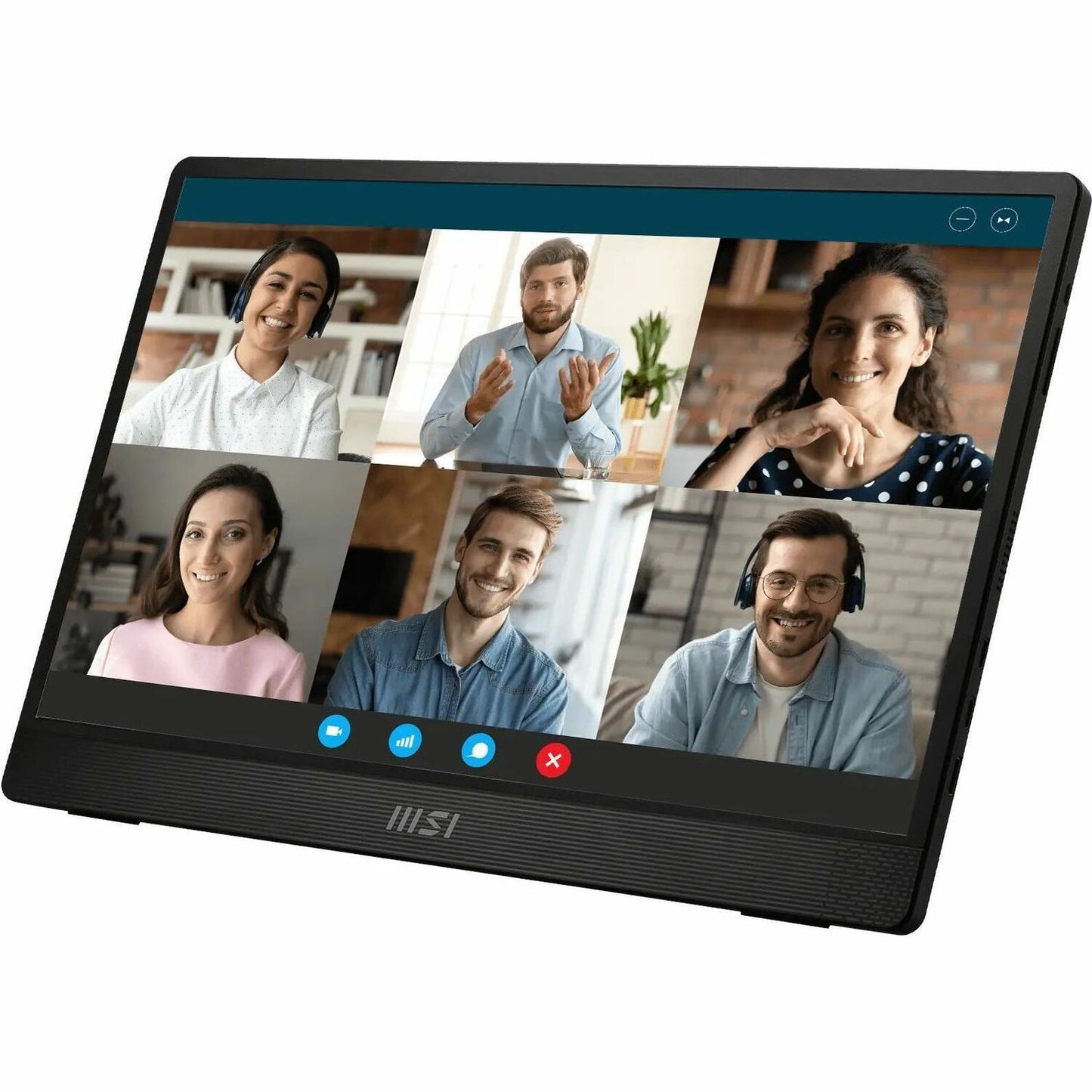 Main Image for MSI PRO MP161 E2U 16" Class Full HD LED Monitor - 16:9 - Black, Metal Silver