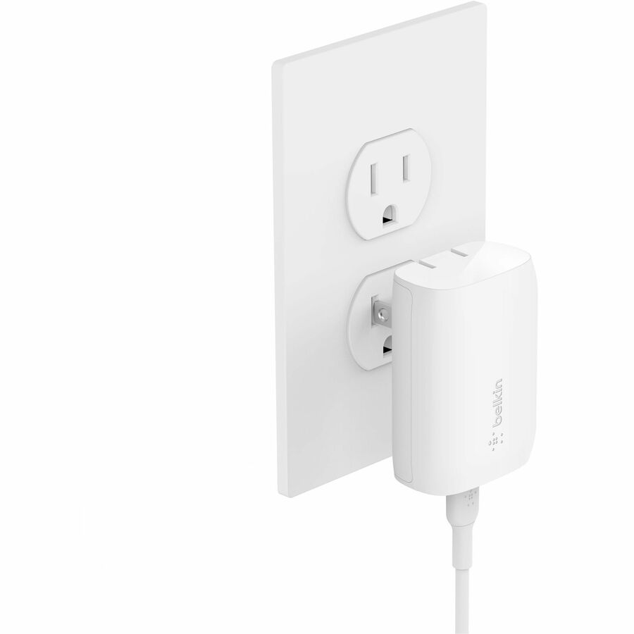 Alternate-Image5 Image for Belkin 30W Portable USB-C Wall Charger - 1xUSB-C (30W) - Fast Charge - Power Adapter - White