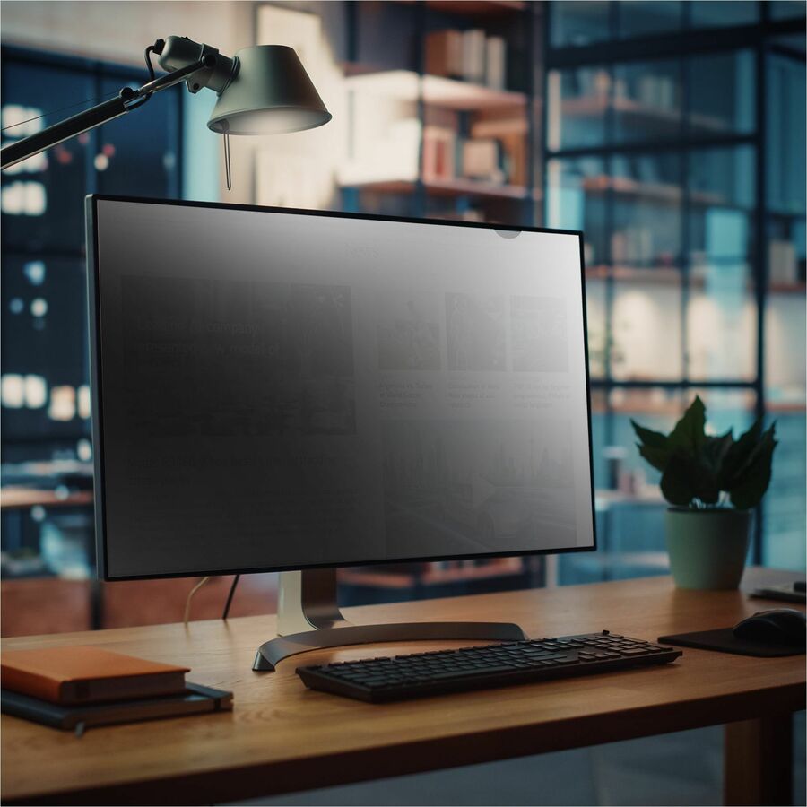 Life-Style Image for StarTech 25-inch 16:9 Computer Monitor Privacy Screen, Anti-Glare Privacy Filter w/Blue Light Reduction, +/- 30° View Security Shield