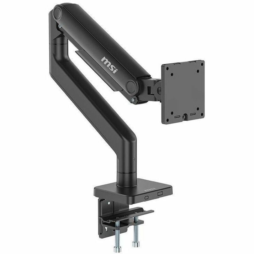 Right Image for MSI Mounting Arm for Monitor, Flat Panel Display, Curved Screen Display - Matt Black