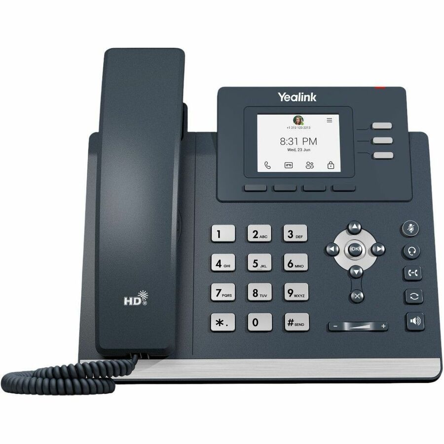 Alternate-Image3 Image for Yealink IP Phone - Corded - Corded - Desktop, Wall Mountable - Classic Gray