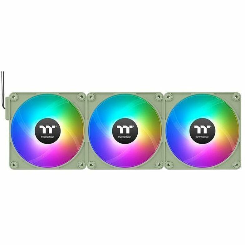 Alternate-Image4 Image for Thermaltake CT120 EX Reverse ARGB Sync PC Cooling Fan Matcha Green (3-Fan Pack) - 3 Pack