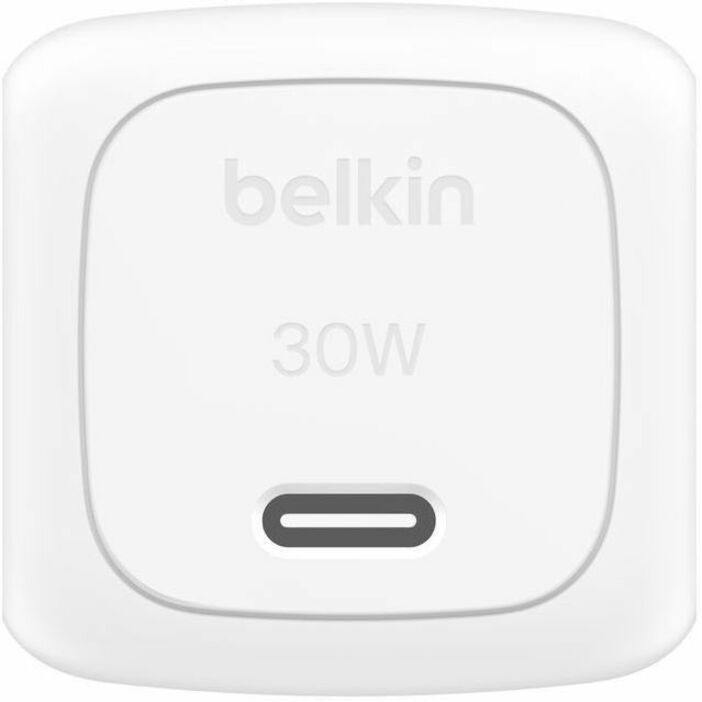 Alternate-Image4 Image for Belkin 30W Portable USB-C Wall Charger - 1xUSB-C (30W) - Fast Charge - Power Adapter - White