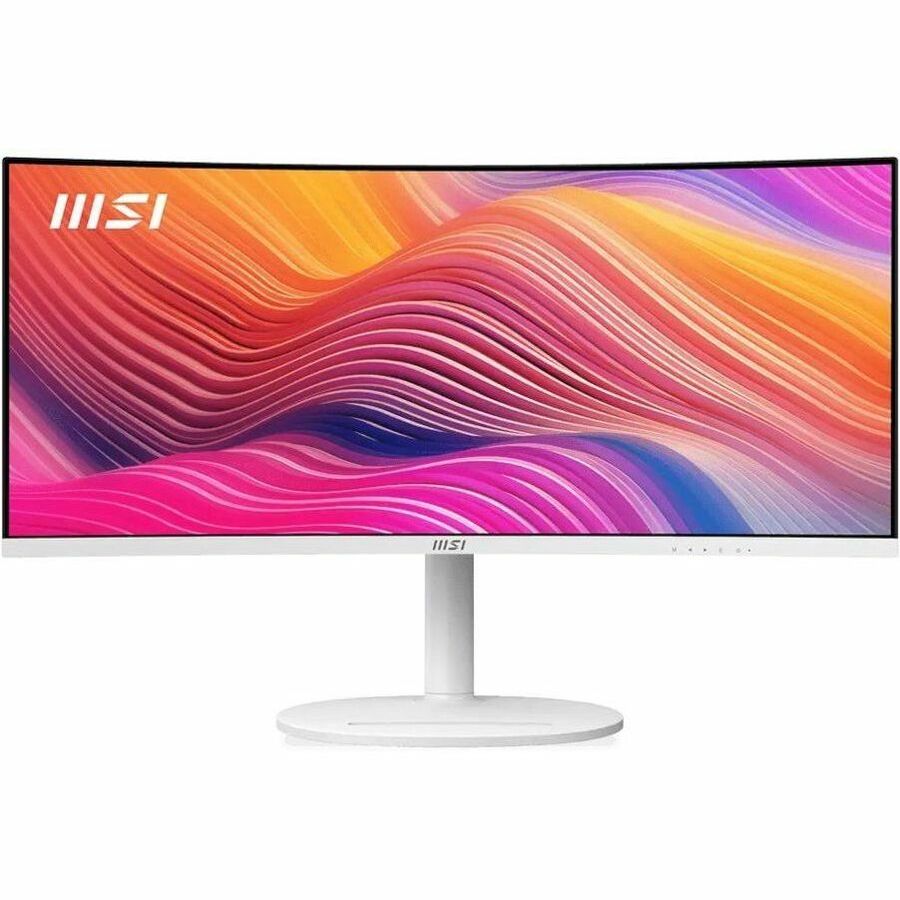 Main Image for MSI Modern MD342CQPW 34" Class UW-QHD Curved Screen LCD Monitor - 21:9 - Black, White