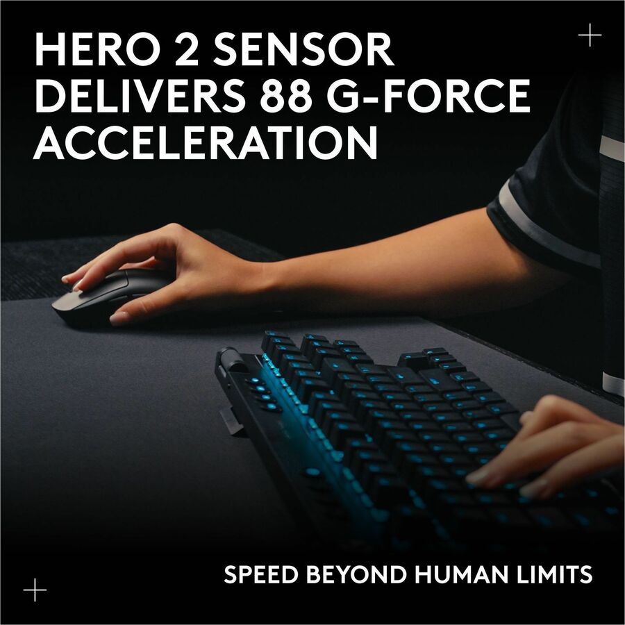 Alternate-Image9 Image for Logitech G PRO 2 LIGHTSPEED Wireless Gaming Mouse, Right- or Left-Handed Mouse with up to 4 Customizable and Switchable Magnetic Side Buttons, 32k DPI Sensor, USB-C Charging, for PC/Mac - White