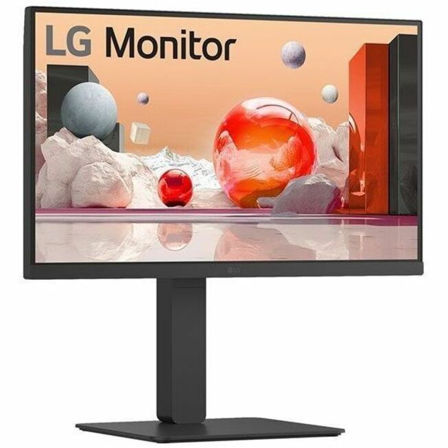 Right Image for LG 24BA850-B 24" Class Webcam Full HD LCD Monitor - 16:9 - Matte Black