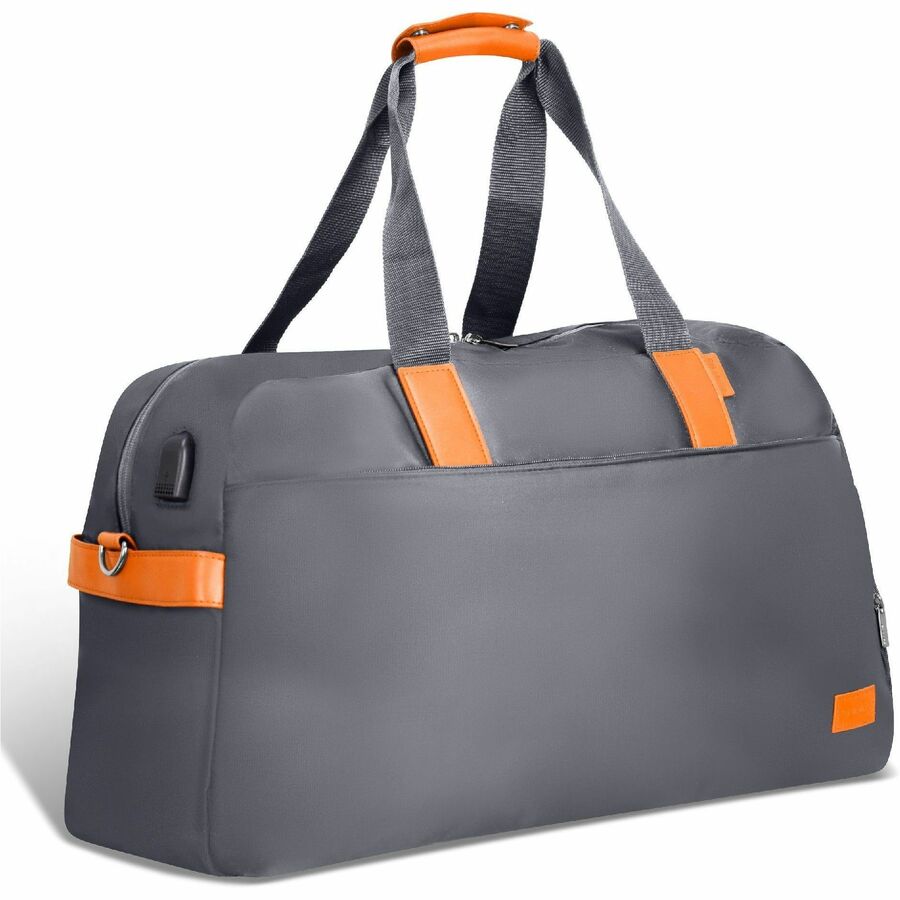 Right Image for Champs Vintage Carrying Case (Duffel) for 11" to 15.6" Notebook, Tablet, Glasses, Travel, Shoes - Gray