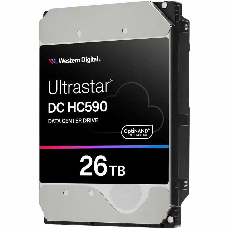 Alternate-Image2 Image for Western Digital Ultrastar DC HC500 WUH722626ALE6L4 26 TB Hard Drive - 3.5" Internal - SATA (SATA/600) - Conventional Magnetic Recording (CMR) Method