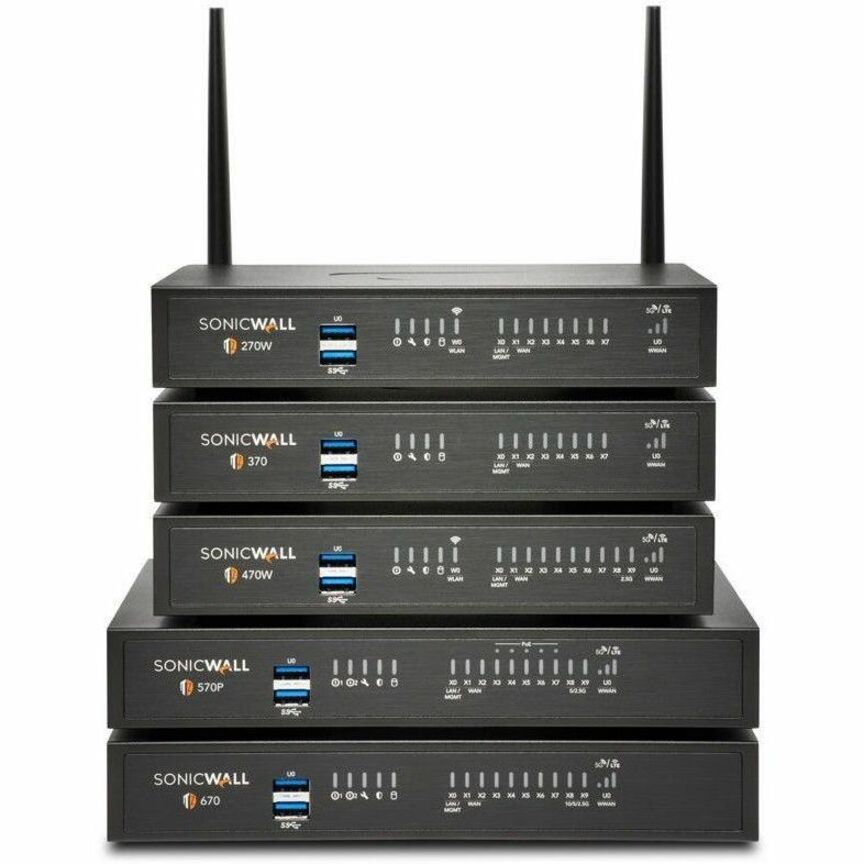 Alternate-Image1 Image for SonicWall TZ470w Network Security/Firewall Appliance