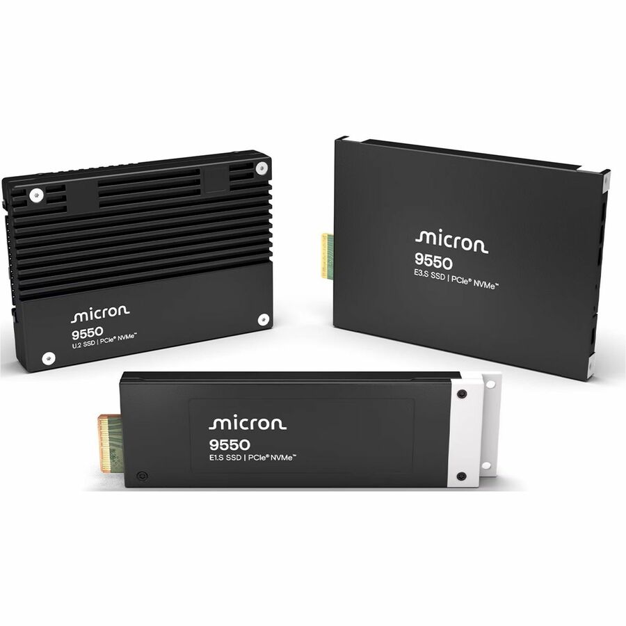 Alternate-Image1 Image for Micron 9550 MAX 6.25 TB Solid State Drive - Internal - U.2 PCIe (NVMe) (PCI Express NVMe 5.0)