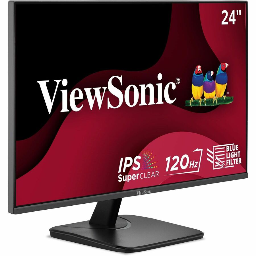 Right Image for ViewSonic VA2456A-MHD 24 Inch IPS 1080p Monitor with 120Hz, Eye Care, HDMI, DisplayPort, and VGA Inputs for Home and Office