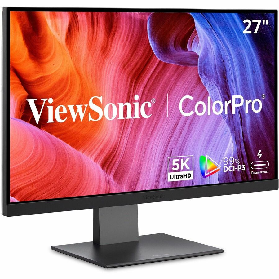 Right Image for ViewSonic VP2788-5K 27 Inch 5K Mac-Ready Monitor with 100% sRGB, 99% DCI-P3, Pantone Validated, Advanced Ergonomics, Thunderbolt 4, USB Hub, HDMI, and DP for Home and Office